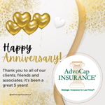 Happy Anniversary AdvoCap  Happy Anniversary AdvoCap